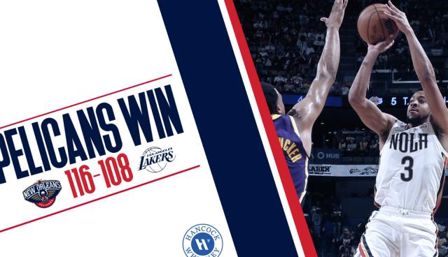 小将墨菲神兵天降 鹈鹕逆转湖人赢得关键卡位战